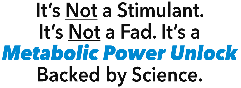 It’s Not a Stimulant...